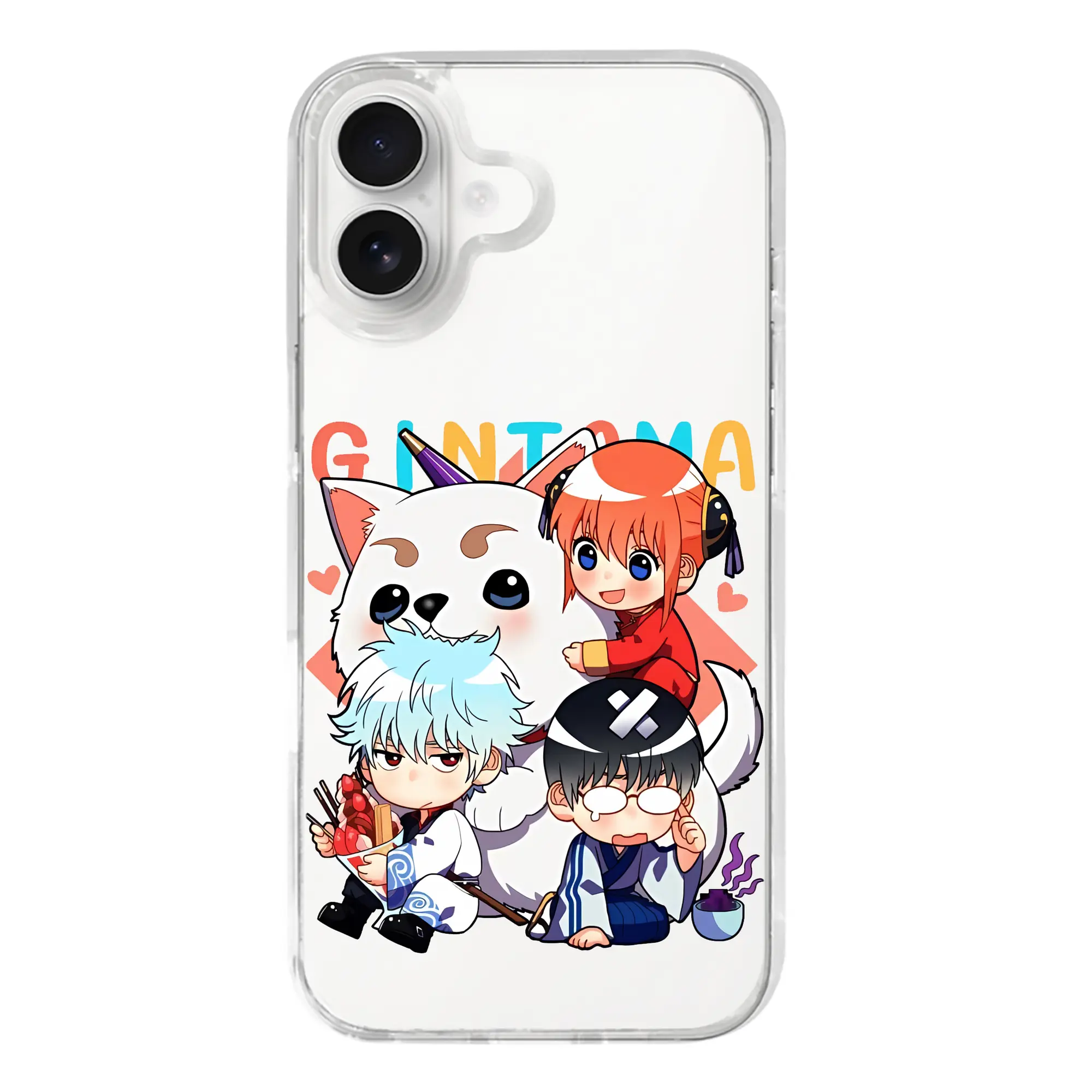 銀魂 グッズ 神楽 - iPhone 17シリーズ 透明スマホケース – 薄型・耐衝撃・精密フィット保護カバー